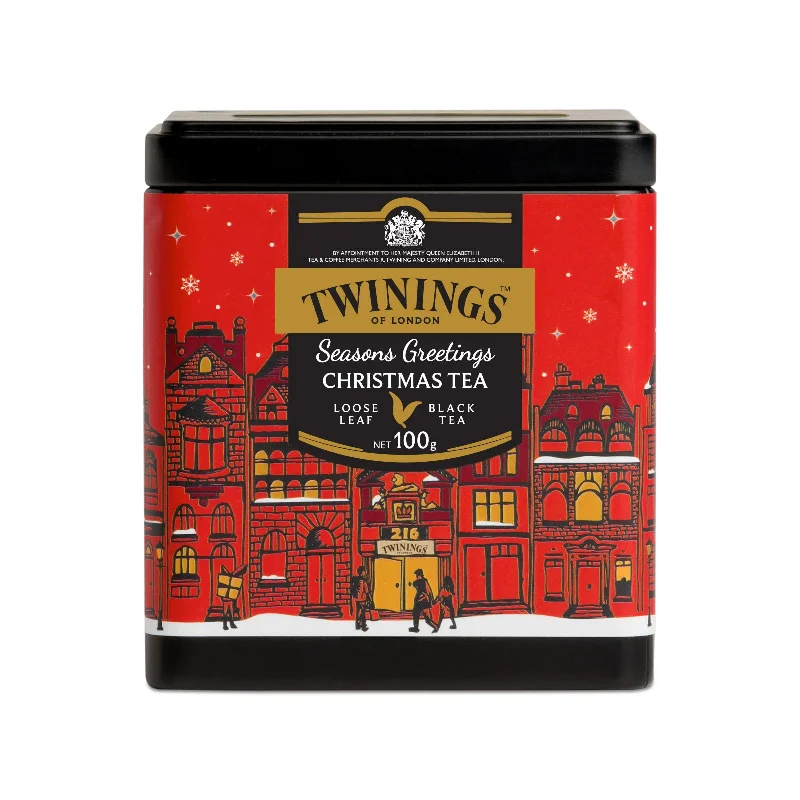 Seasons Greetings Christmas Tea - Loose Tea Caddy