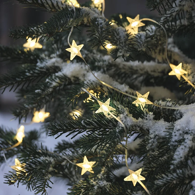 Christmas Starry Skies Set of 50 Outdoor Star Micro Lights