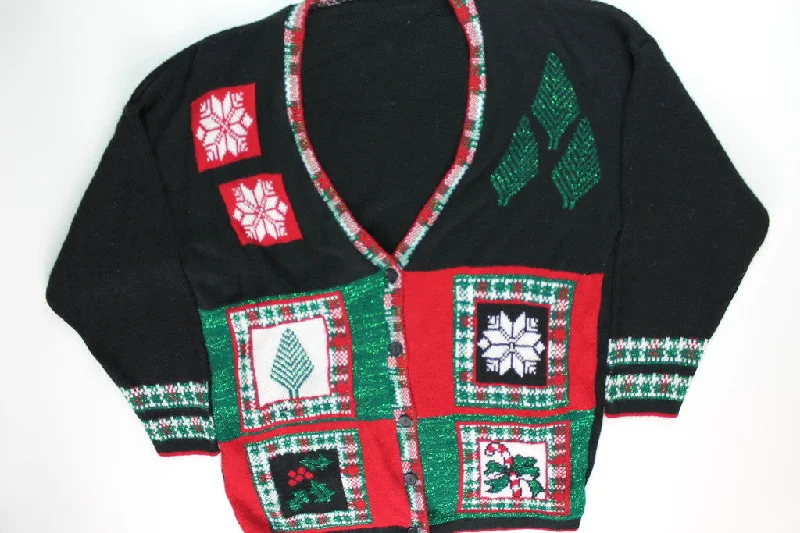 Christmas Holiday Goodies Shiny Expressions- Large Christmas Sweater