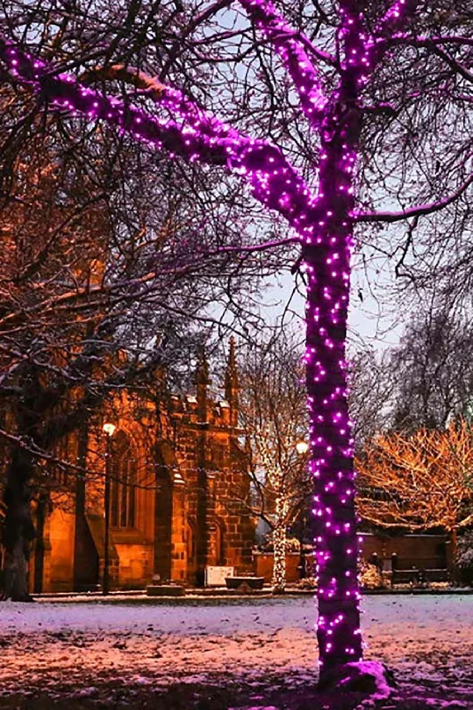 Silver Copper Branch Tree Lights - Plug in