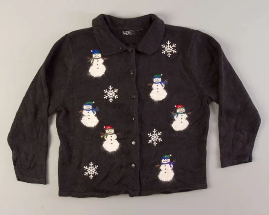 Six Snowmen-Medium Christmas Sweater