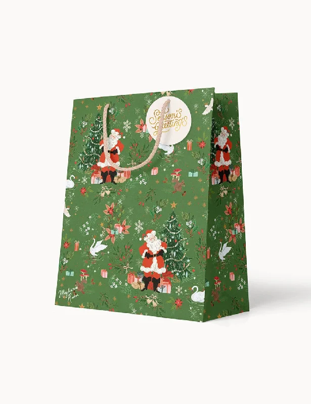 Small Christmas Gift Bag - Santas Wonderland