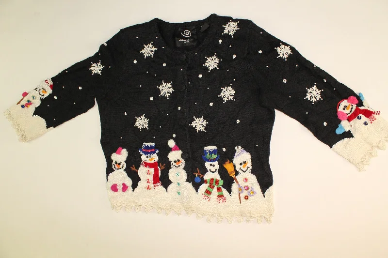 Christmas Handmade Crafts Snow Fancy- Small Christmas Sweater