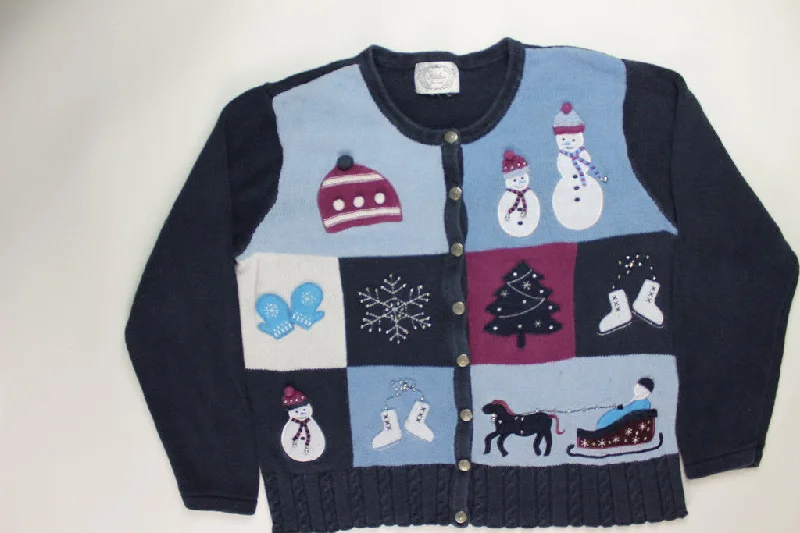 Christmas Sweet Treats Snow Season Fun- Large Christmas Sweater