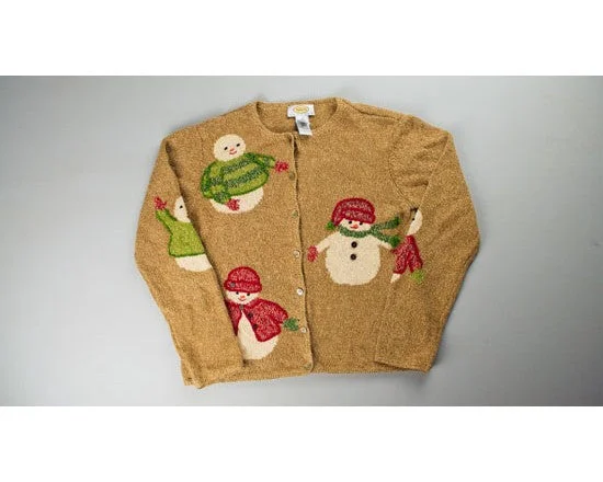 Snowman Party-Small Christmas Sweater