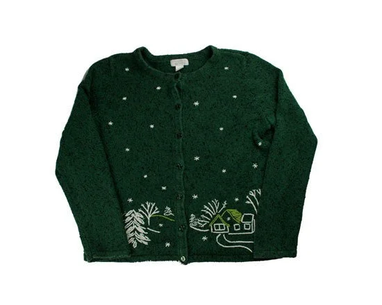 Snowy Night-Small Christmas Sweater