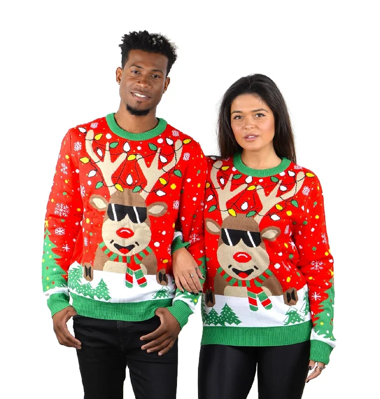 Christmas Cozy Weather SOCAL LOOK Ugly Christmas Sweater for Women Funny Holiday Pullover, Festive Xmas Jumper Best Christmas Gift, Winter Sweater