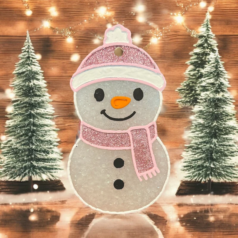 Christmas Santa Surprise Sparkle Snowman Freshie