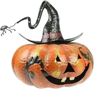 Spider & Pumpkin Lantern Halloween Decoration