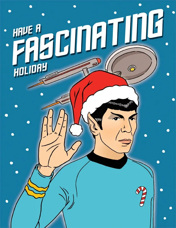 Christmas Holiday Decor Spock Fascinating Holiday Card