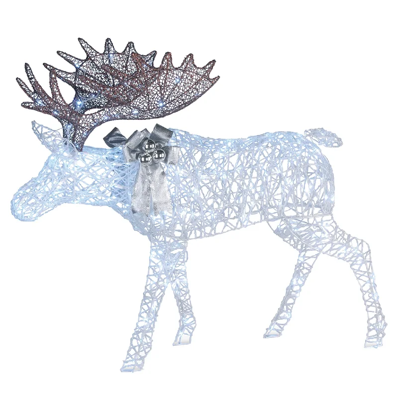 Christmas Homemade Treats 50 in. Pre-lit Moose Decoration