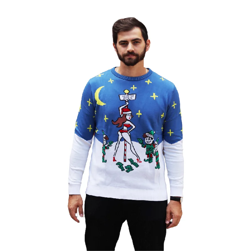Christmas Starry Skies Stripper Pole  Sweater