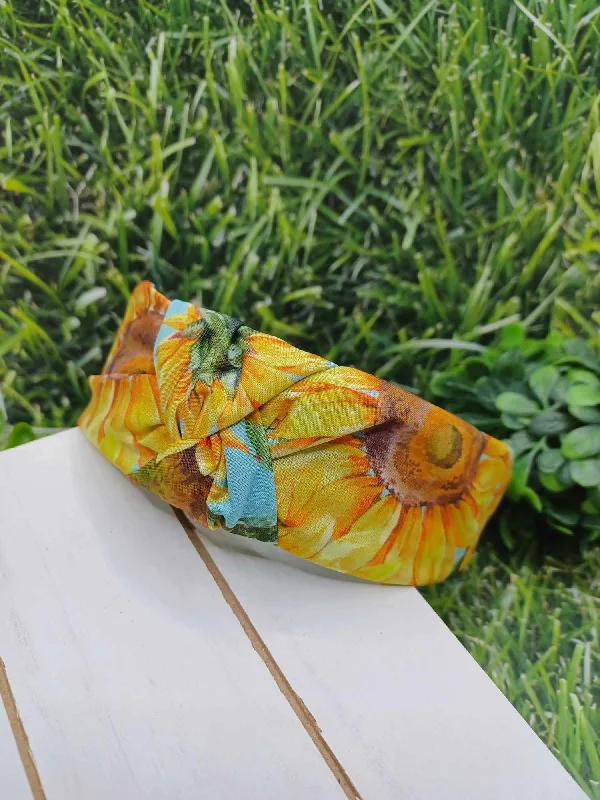 Christmas Gift Exchange Ideas Sunflower Headband - Blue