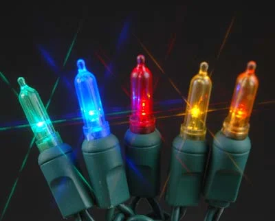 Christmas Holiday Festivities T5 70 count LED Christmas Lights Mulit