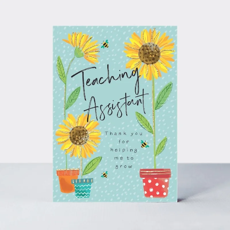 Thank You Teaching Assistant Card With Envelope