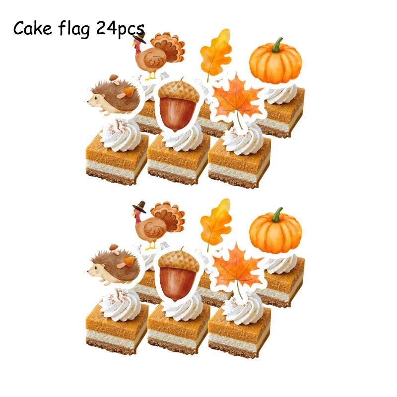 24pcs Cake Topper