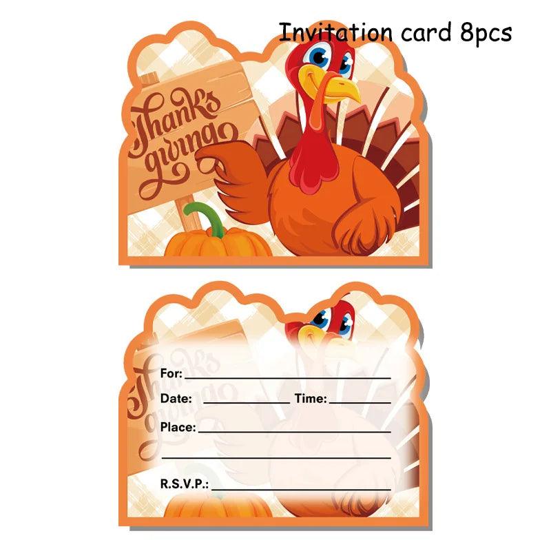 8pcs Invitation Card