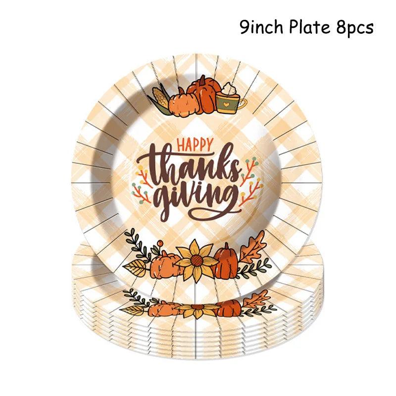 8pcs 9inch Plates