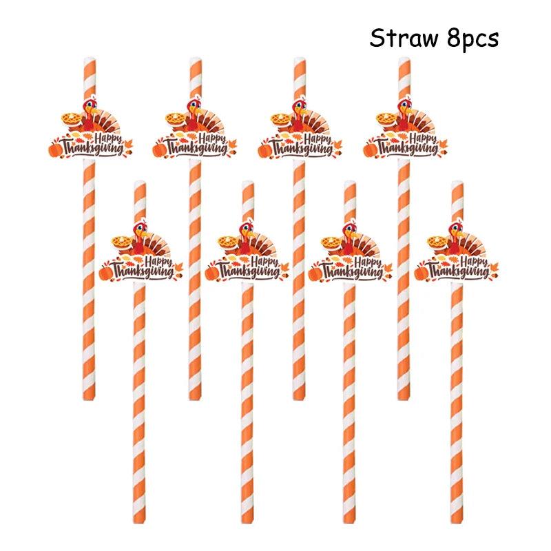 8pcs Straws