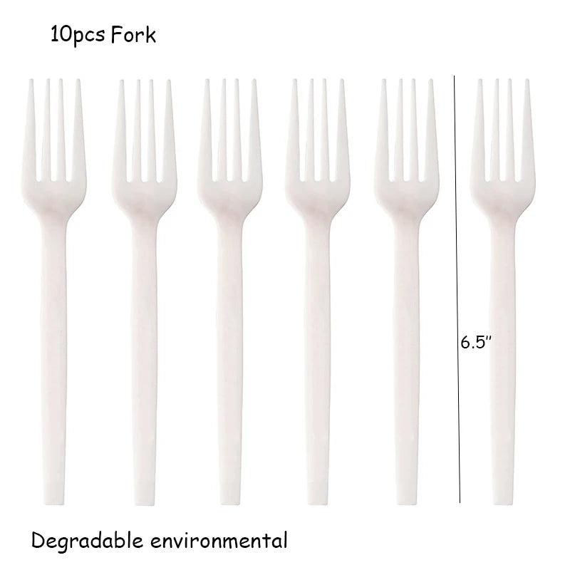 10pcs Forks
