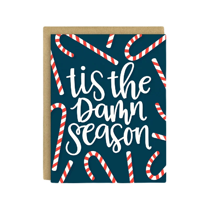 Christmas Holiday Treats Tis The Damn Season Christmas Card