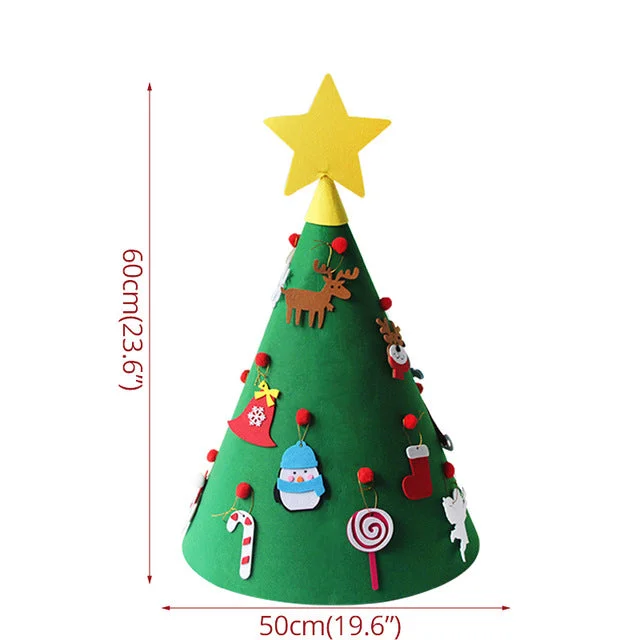 3D felt tree