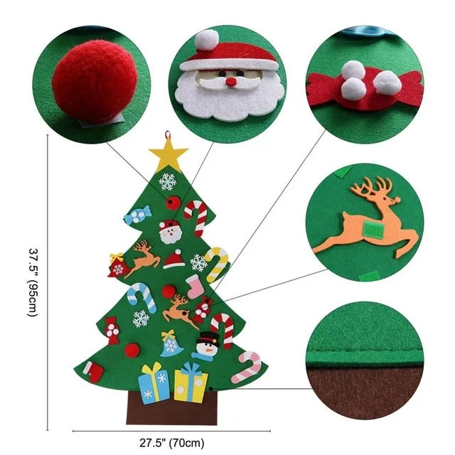 DIY felt tree