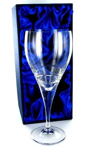 Christmas Gift Exchange Ideas Verona Wine Goblet with Presentation Box & Free Engraving