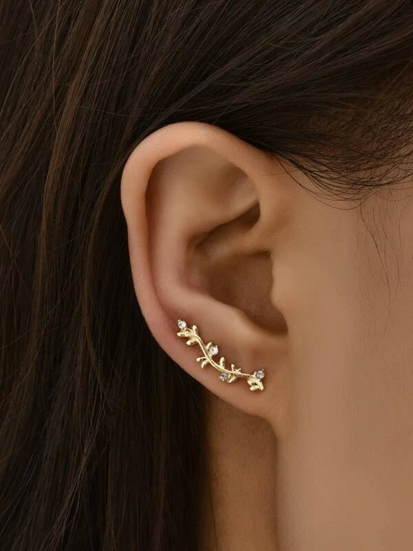 Vine Style Ear Crawler Earrings