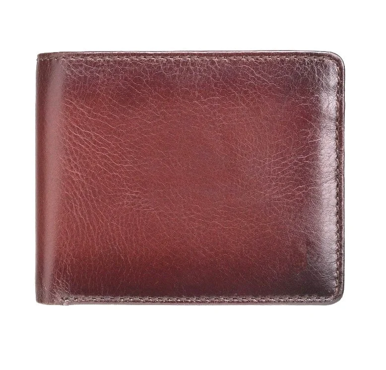 Visconti Atelier AT60 Luxury Cash & Coin Wallet Burnish Tan