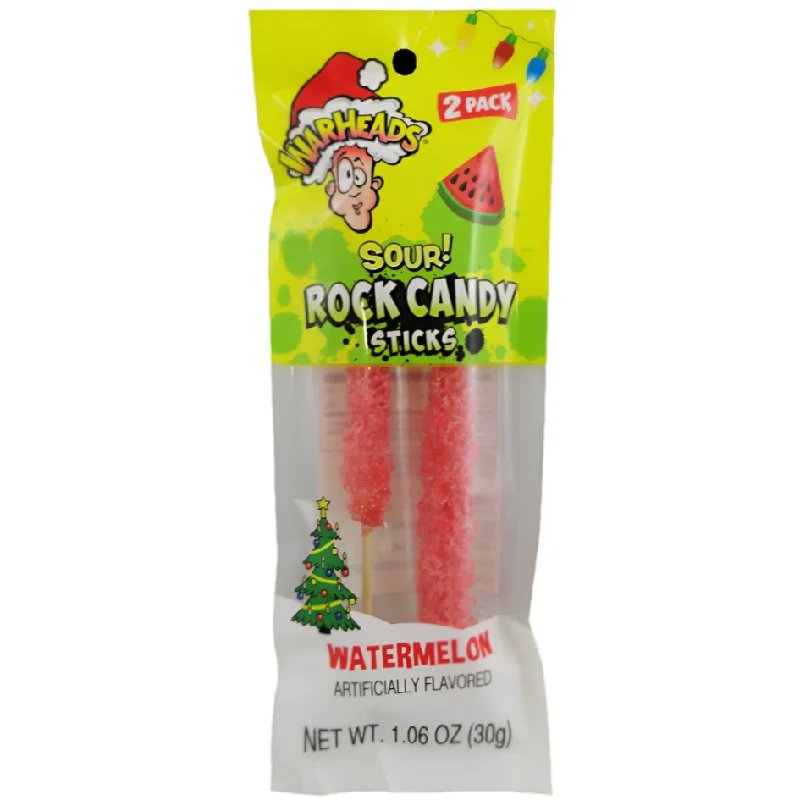 Warheads Sour Christmas Rock Candy