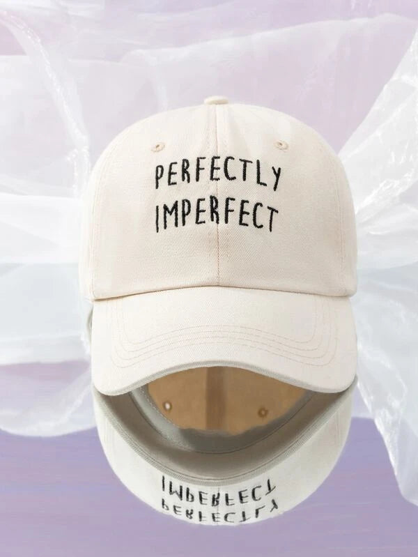 White Perfectly Imperfect Hat