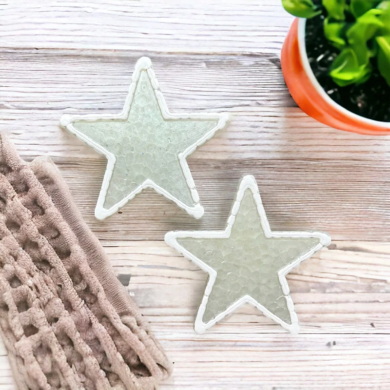 Christmas Star Tree Topper White Star Vent Clips