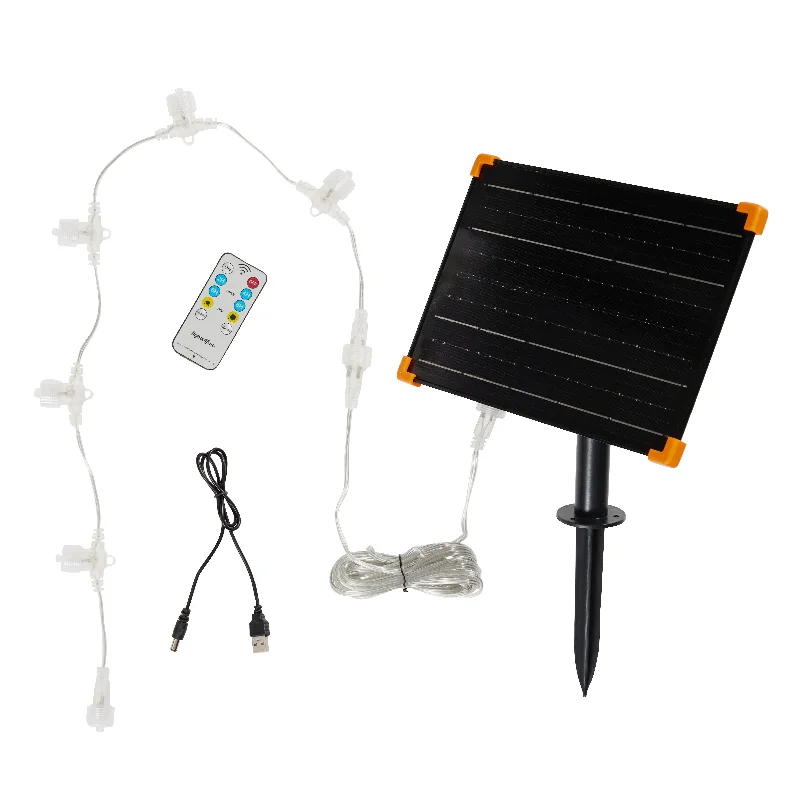 Christmas Santa Workshop Winter Solar Panel Kit for Single Colour LED Reindeer