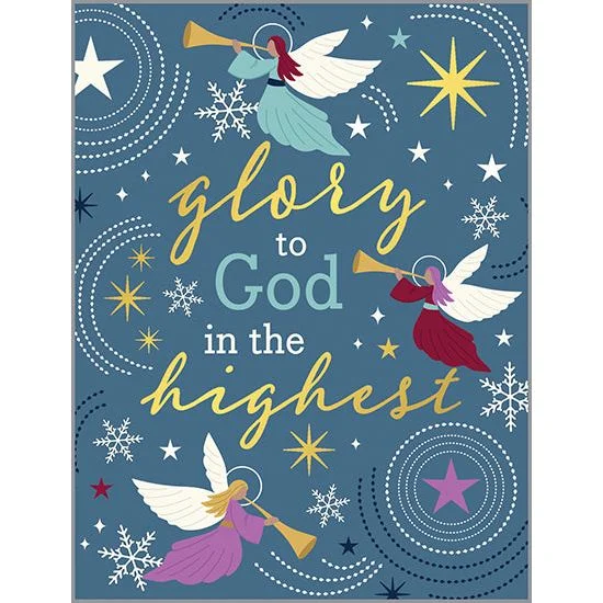 {with scripture} Christmas card - Glorious Angels