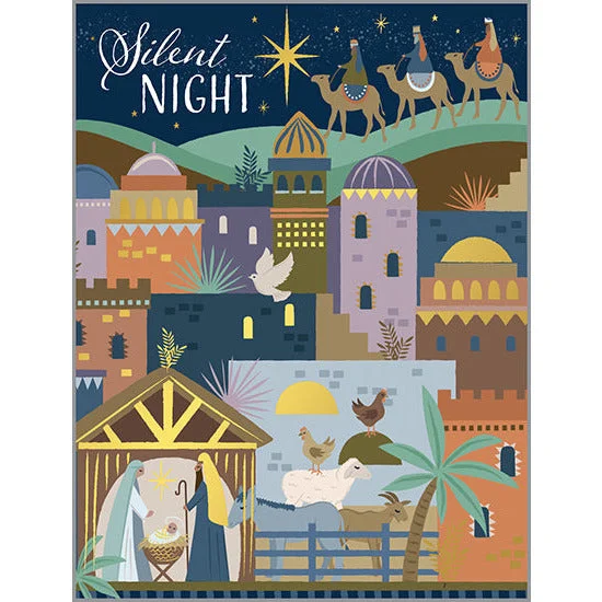 {with scripture} Christmas card - Silent Night