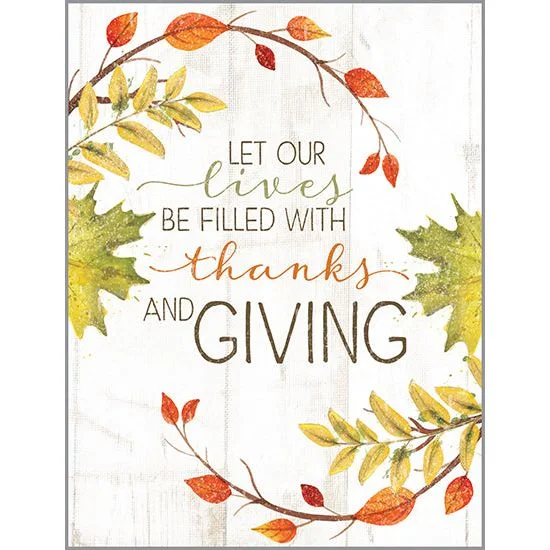 {with scripture} Thanksgiving card 3 pack - Thanks All Around