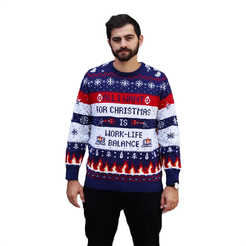 Christmas Handmade Crafts Work-Life Balance  Sweater