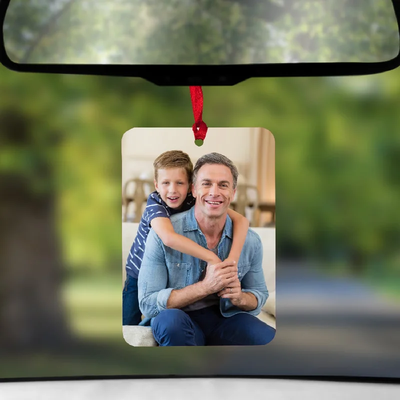 Christmas Family Fun Night Personalised Photo Air Freshener