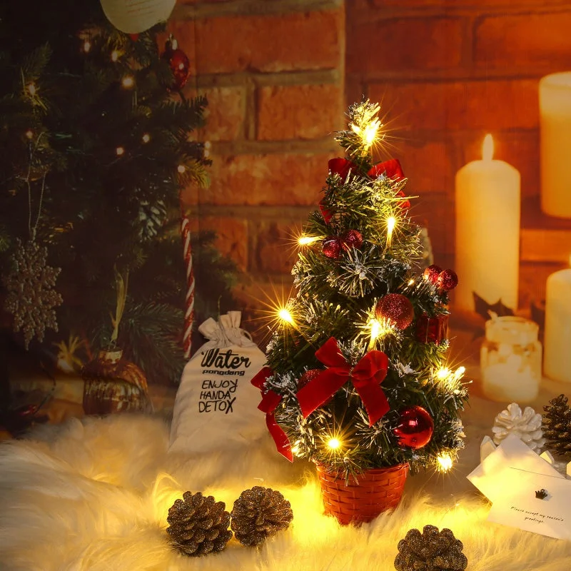 Christmas Holiday Treats Xmas Nightlight Decoration Light Pine Tree