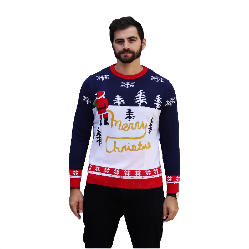 Christmas Family Gathering Yellow Snow  Sweater