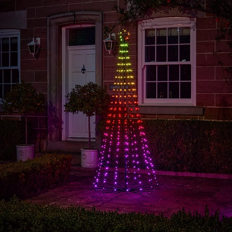 Christmas Garland Designs 2.4m Colour Select Micro LED Christmas Tree
