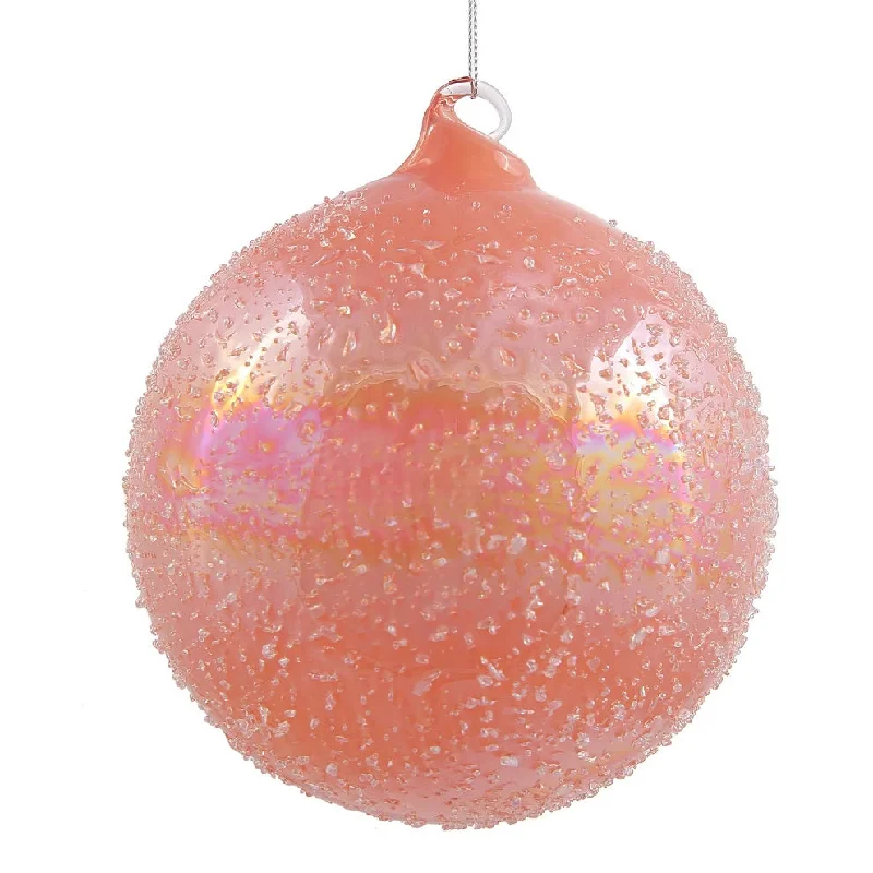 Christmas Warm Drinks 120Mm Beaded Ball Ornament - Terracotta
