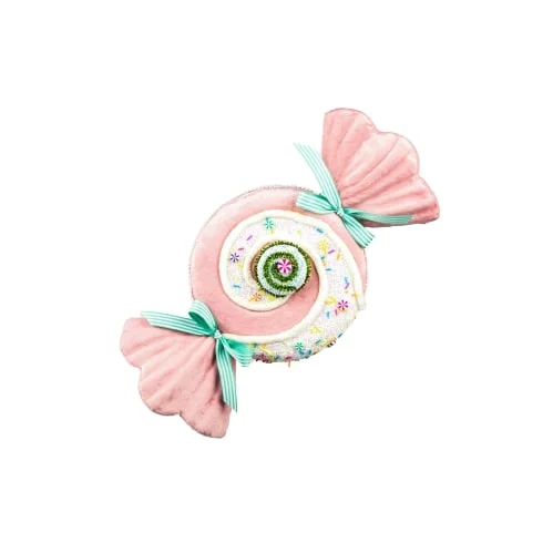 Christmas Cozy Fireplace 15" Pastel Sprinkle Lollipop