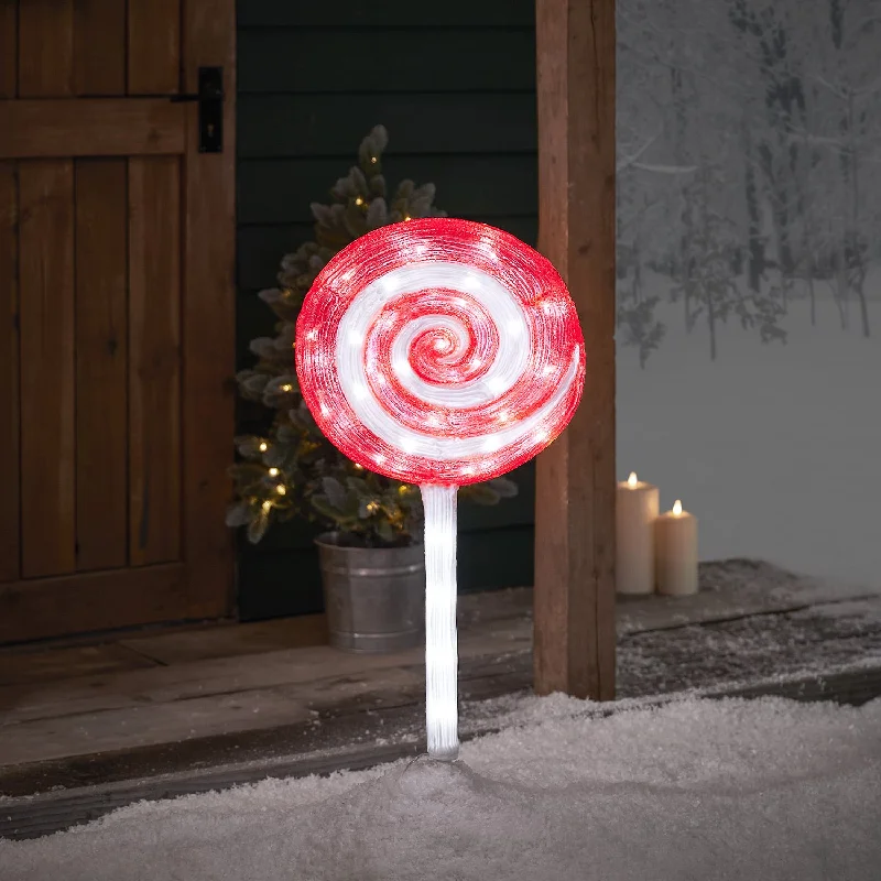 Christmas Toy Workshop 2 Lollypop Outdoor Christmas Decorations