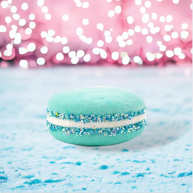 4" Pastel Blue Macaron Set Of 6