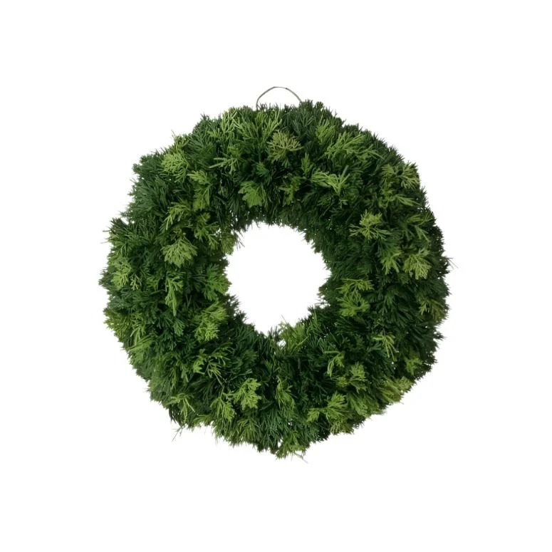 Real Touch Cedar Wreath, 20"