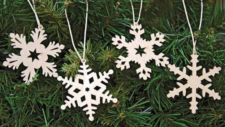 24/Set, Snowflake Ornaments