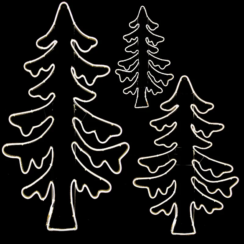 2D Standing Tree Motifs