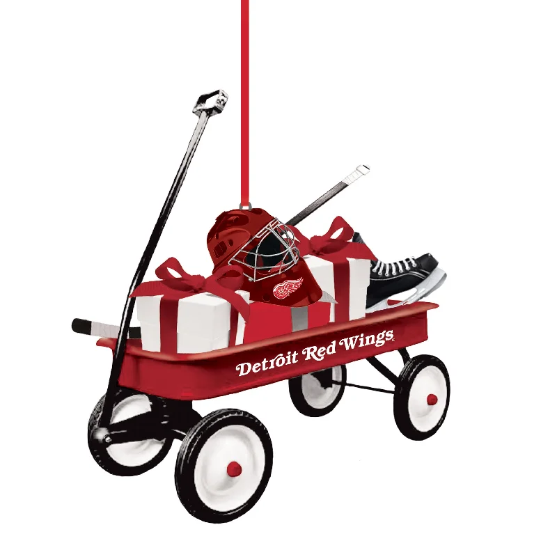 Christmas Mistletoe Magic Team Wagon Ornament, Detroit Red Wings,3ot4359wgn